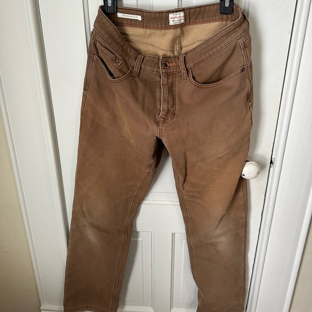 Tan weatherproof vintage pants-mens